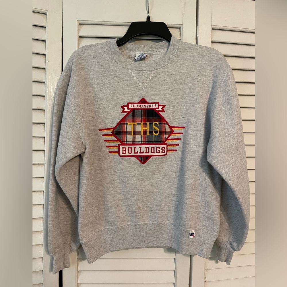 Vintage Thomasville High School (THS) Pullover Sweatshirt - Thomasville, GA